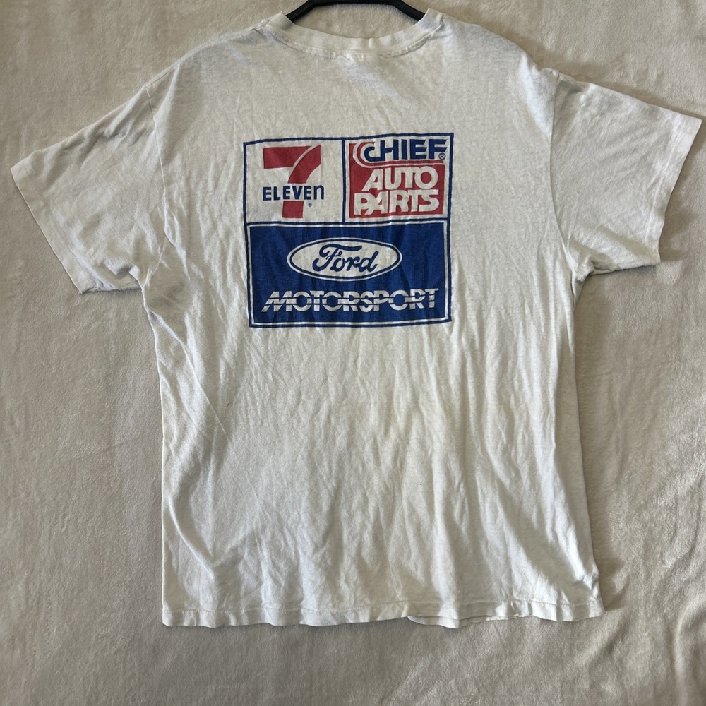 VTG BILLY MEYER 7/11 CHIEF FUNNY CAR NHRA DRAG RACING T-SHIRT L SINGLE STITCH - Picture 6 of 7